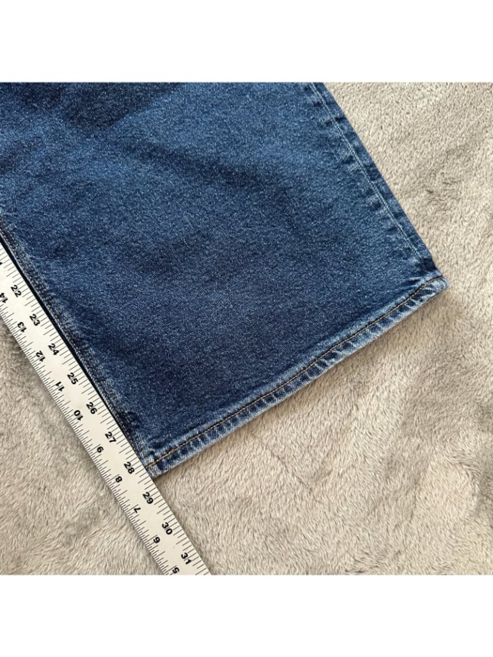American Eagle Stovepipe Wide Leg Dark Wash Jeans Women's size 16 Regular 2025 - Picture 8 of 9